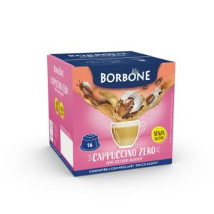 16 Capsule Borbone CAPPUCCINO ZERO  Nescafè®* Dolce Gusto®*