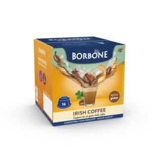 16 Capsule Borbone Per Bevanda Solubile Al Gusto CAPPUCCINO IRISH COFFEE Nescafè®* Dolce Gusto®*