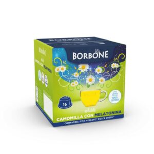 16 Capsule Borbone Per Bevanda Solubile CAMOMILLA E MELATONINA Nescafè®* Dolce Gusto®*