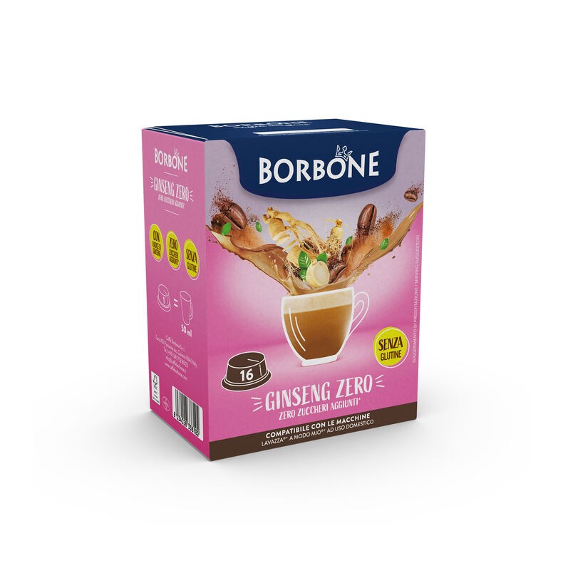 16 Capsule Borbone GINSENG ZERO Lavazza®* A Modo Mio®*