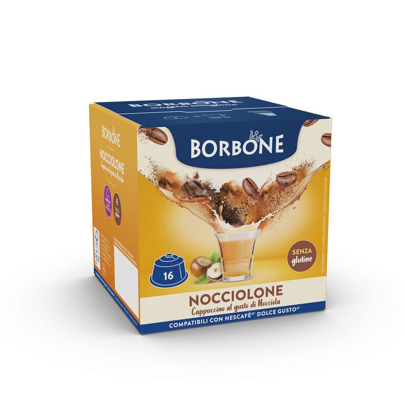 16 Capsule Borbone NOCCIOLONE Nescafè®* Dolce Gusto®*