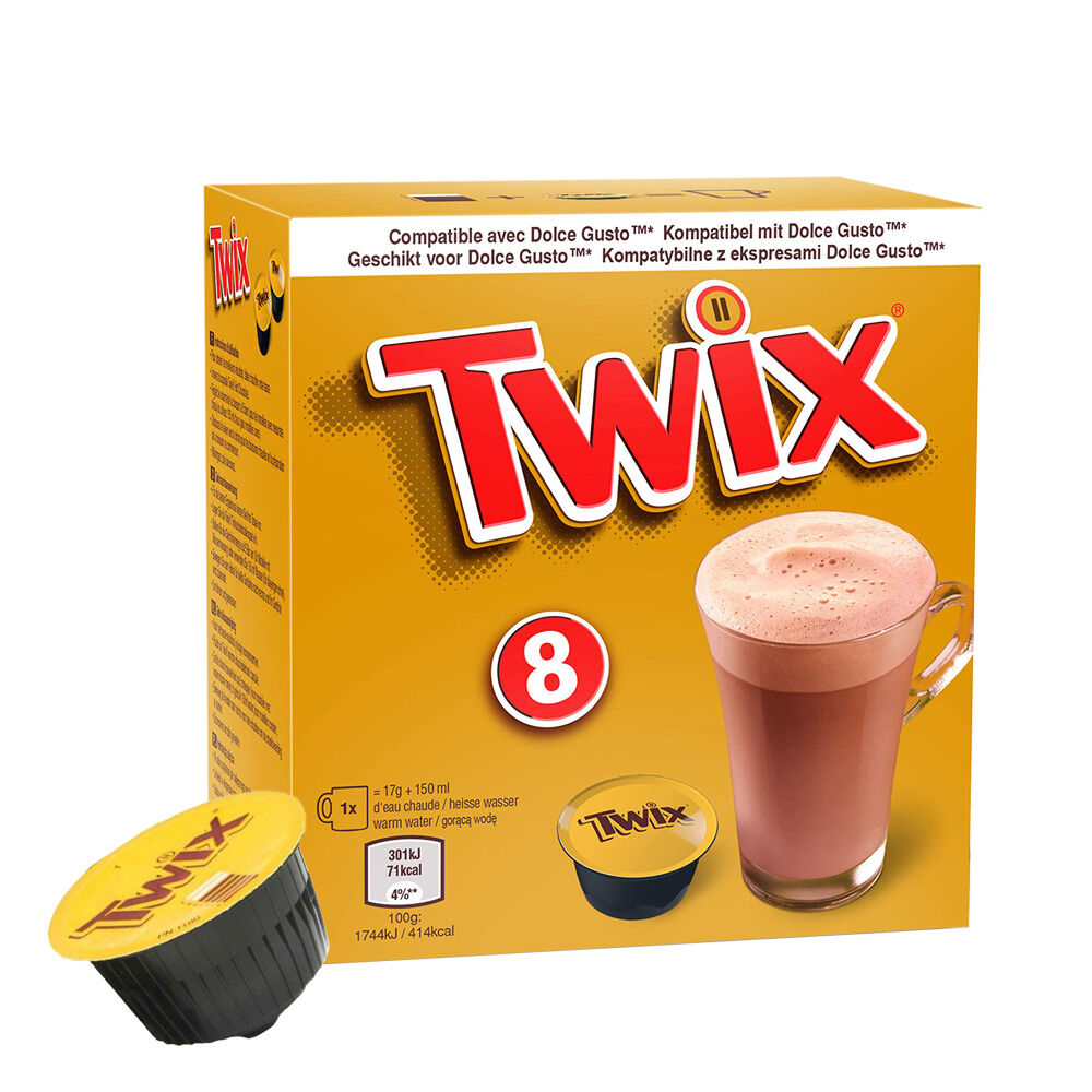8 Capsule ORIGINALI Nescafè®* Dolce Gusto®* TWIX