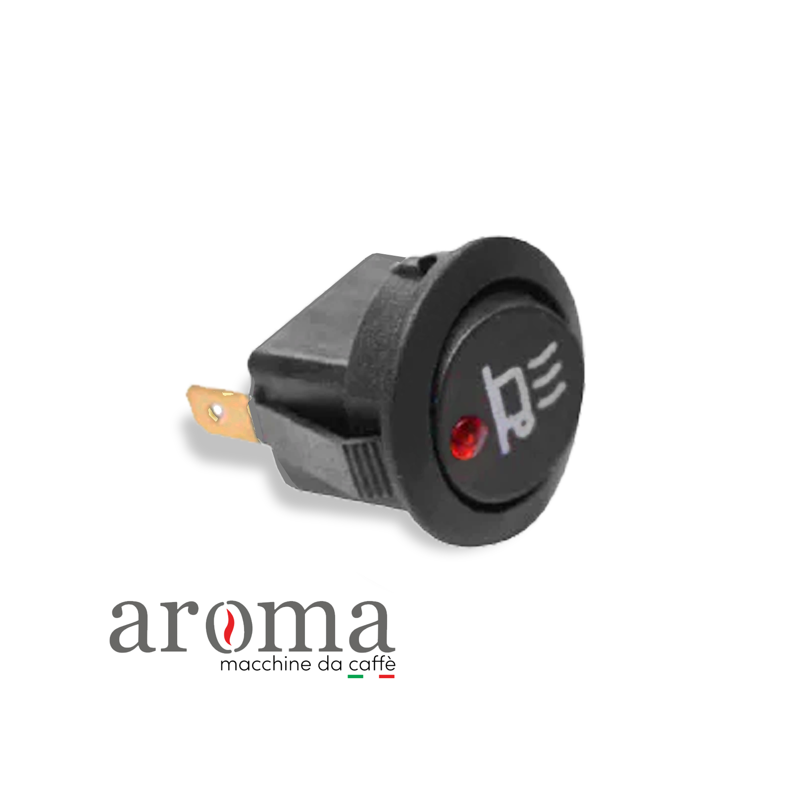 Tasto Erogazione per macchine da caffè Faber/Aroma/Kimbo Metal