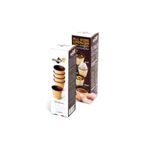 Chocup 5 Bicchierini di Wafer e Cioccolato Fondente