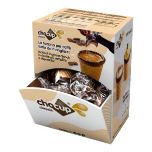 Bicchieri in Wafer e Cioccolato Gusto Classico CHOCUP Box da 40 Snack