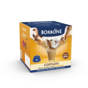 16 Capsule Borbone CORTADO Nescafè®* Dolce Gusto®*