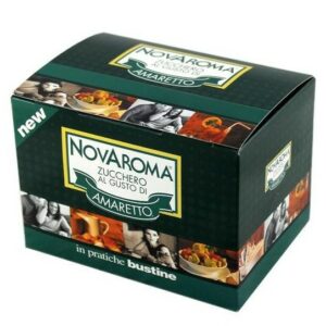 Novaroma monogusto zucchero aromatizzato AMARETTO