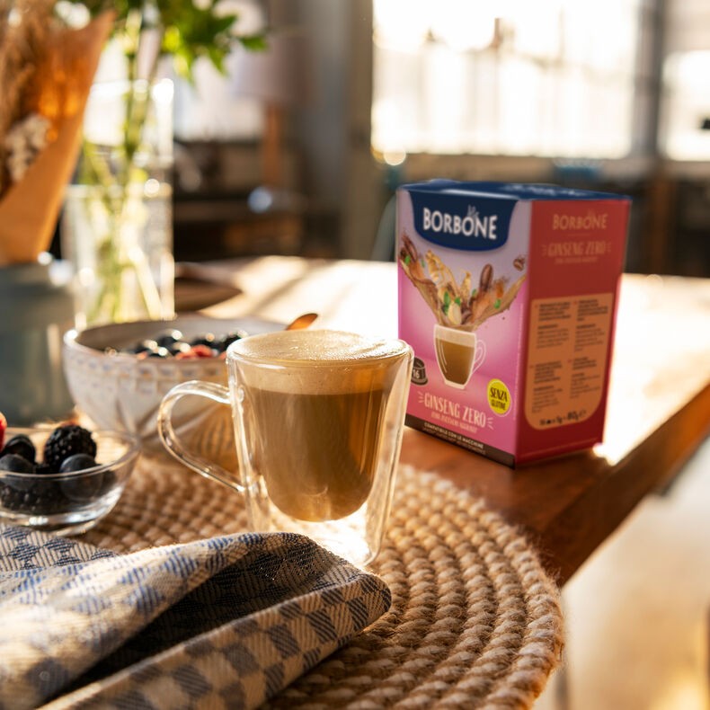 16 Capsule Borbone GINSENG ZERO Lavazza®* A Modo Mio®* - immagine 2