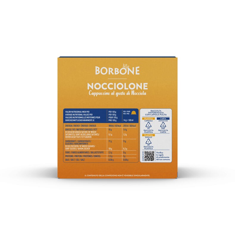 16 Capsule Borbone NOCCIOLONE Nescafè®* Dolce Gusto®* - immagine 3