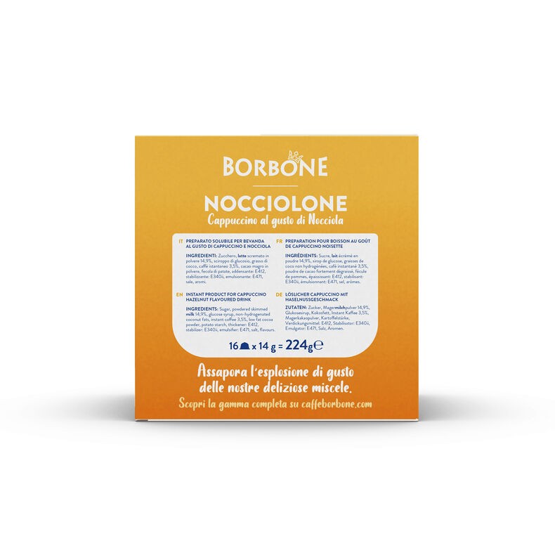 16 Capsule Borbone NOCCIOLONE Nescafè®* Dolce Gusto®* - immagine 4