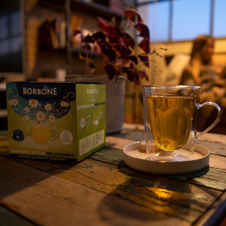 16 Capsule Borbone Per Bevanda Solubile CAMOMILLA E MELATONINA Nescafè®* Dolce Gusto®* - immagine 3