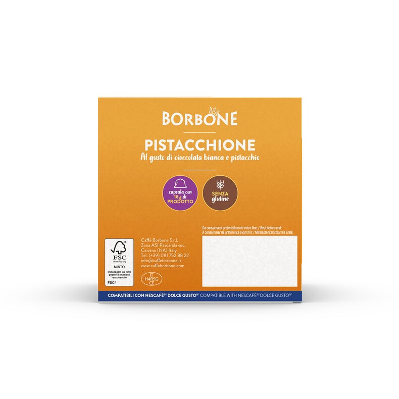 16 Capsule Borbone PISTACCHIONE Nescafè®* Dolce Gusto®* - immagine 3