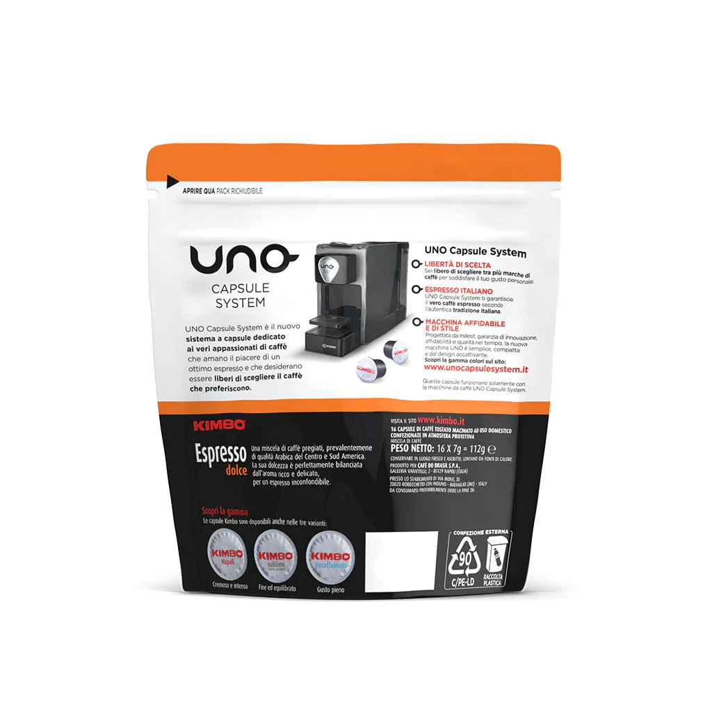 Capsule Compatibili Uno System®️* Miscela DOLCE Box da 96 Capsule - immagine 2