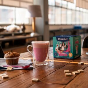 16 Capsule Borbone “DJGUSTO CHEESECAKE” - Cioccolata Bianca Alla Fragola