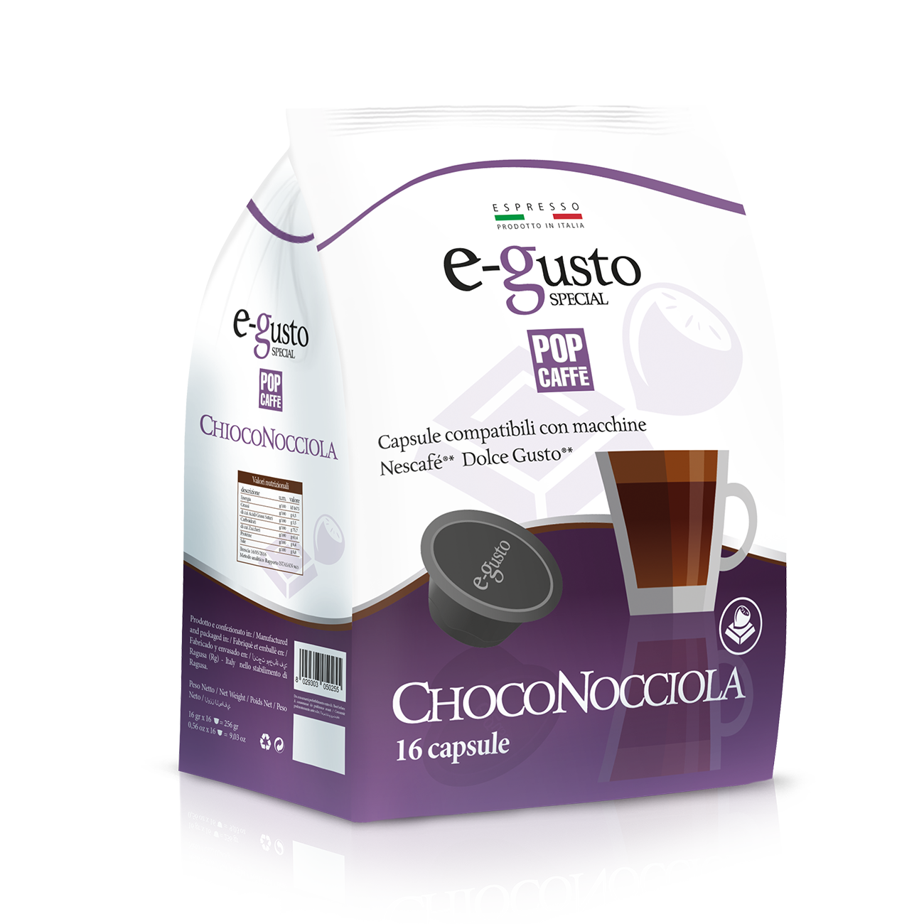 CHOCONOCCIOLA Pop Caffè Compatibili Nescafè®* Dolce Gusto®*