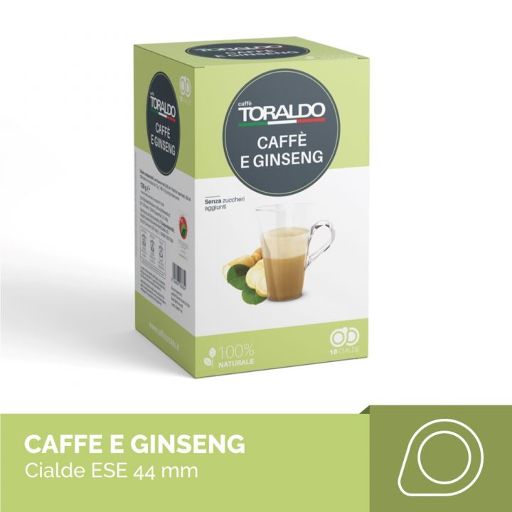 18 Cialde Toraldo CAFFÈ e GINSENG