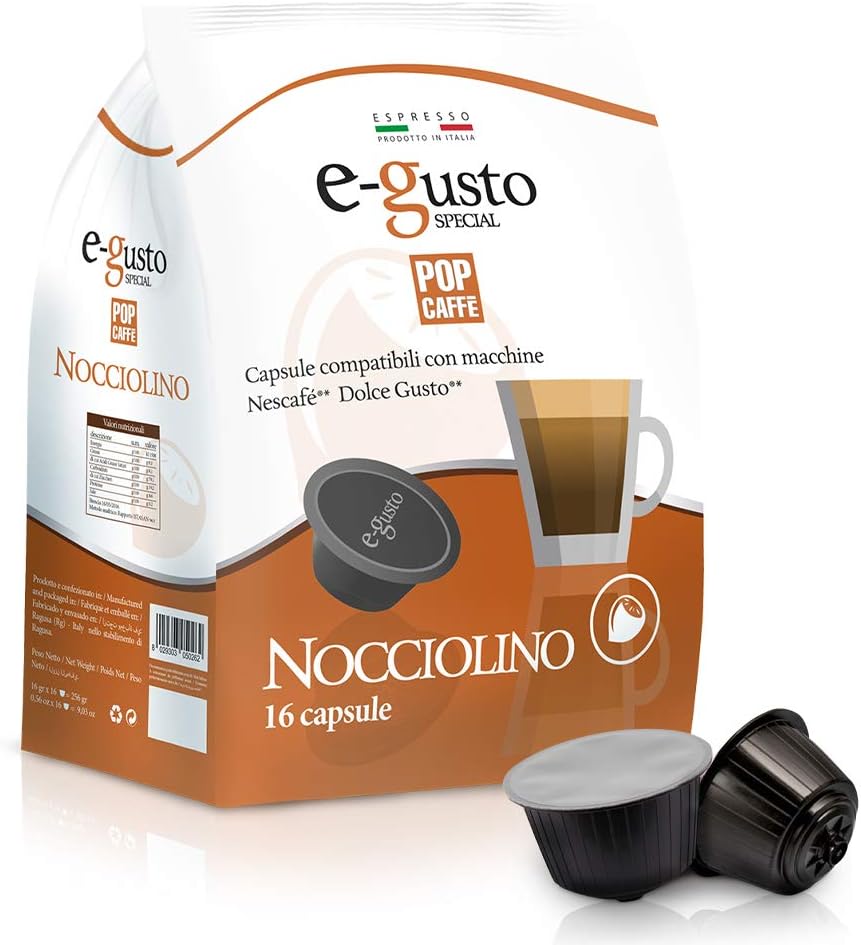 NOCCIOLINO Pop Caffè Compatibili Nescafè®* Dolce Gusto®*