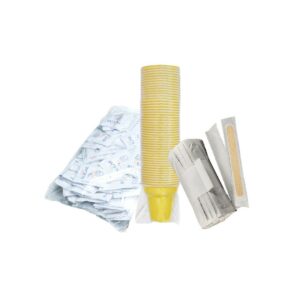 Kit 50 Bicchieri Palette e Zucchero Neutri