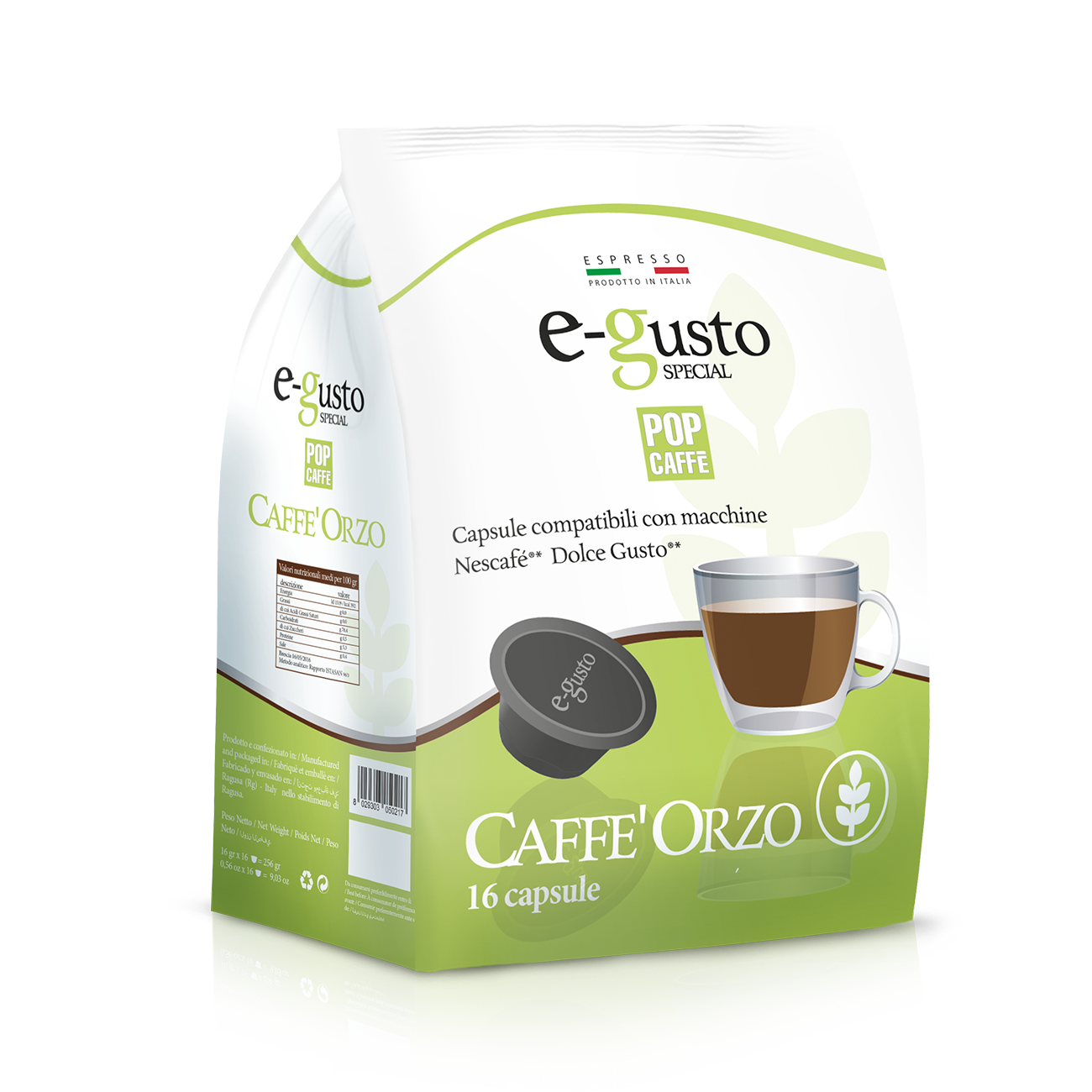 ORZO Pop Caffè Compatibili Nescafè®* Dolce Gusto®*