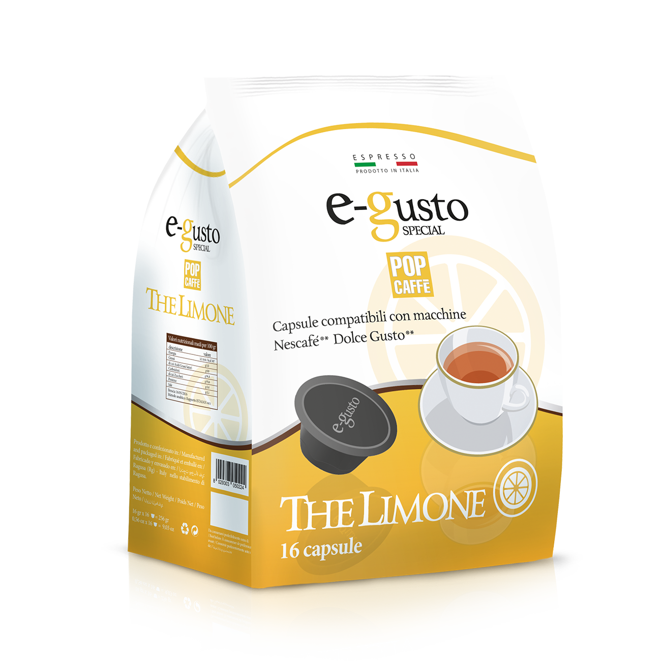 THE AL LIMONE Pop Caffè Compatibili Nescafè®* Dolce Gusto®*