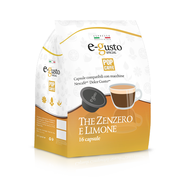 THE ZENZERO e LIMONE Pop Caffè Compatibili Nescafè®* Dolce Gusto®*