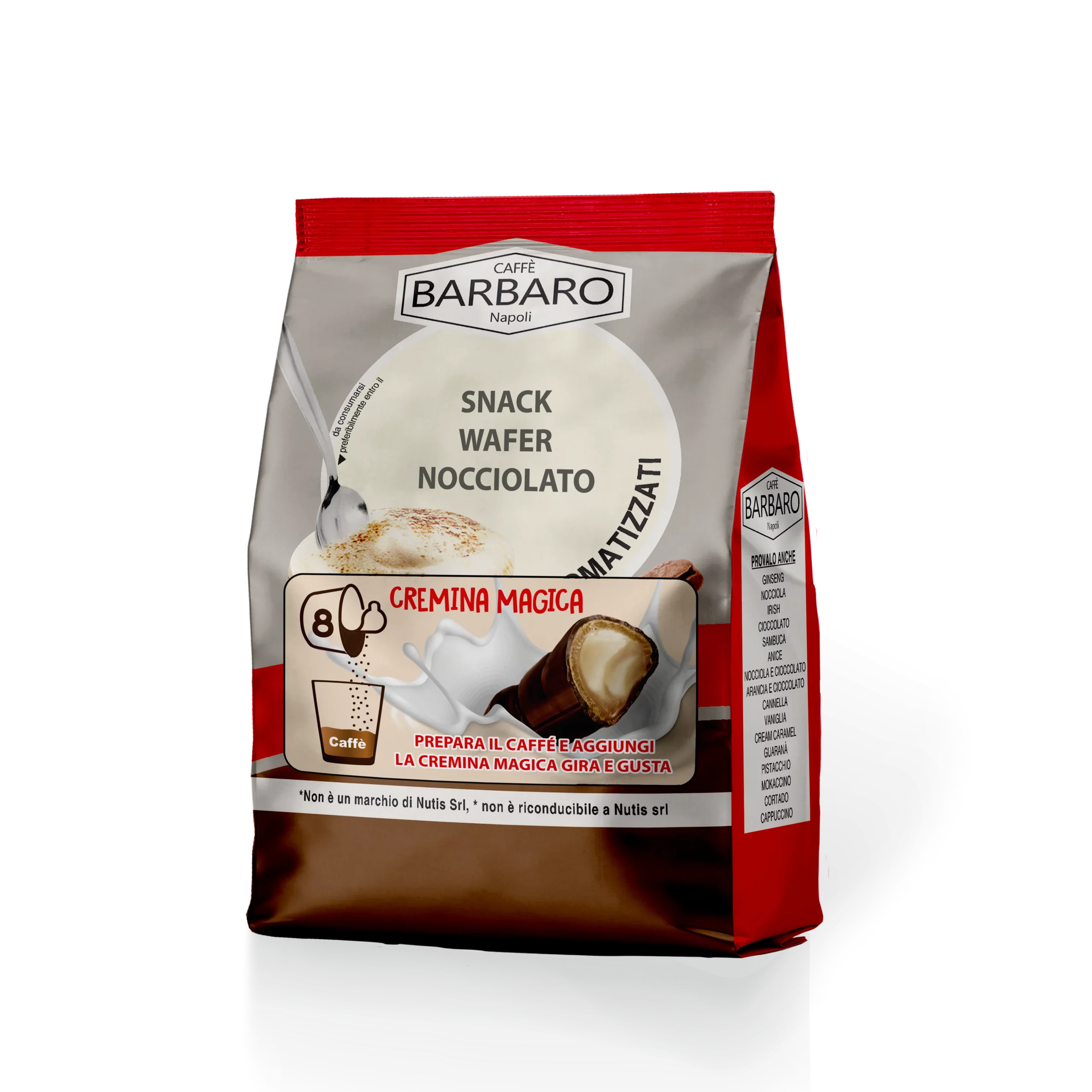 Cremina Magica - 8pz - Crunchy - Wafer Nocciolato