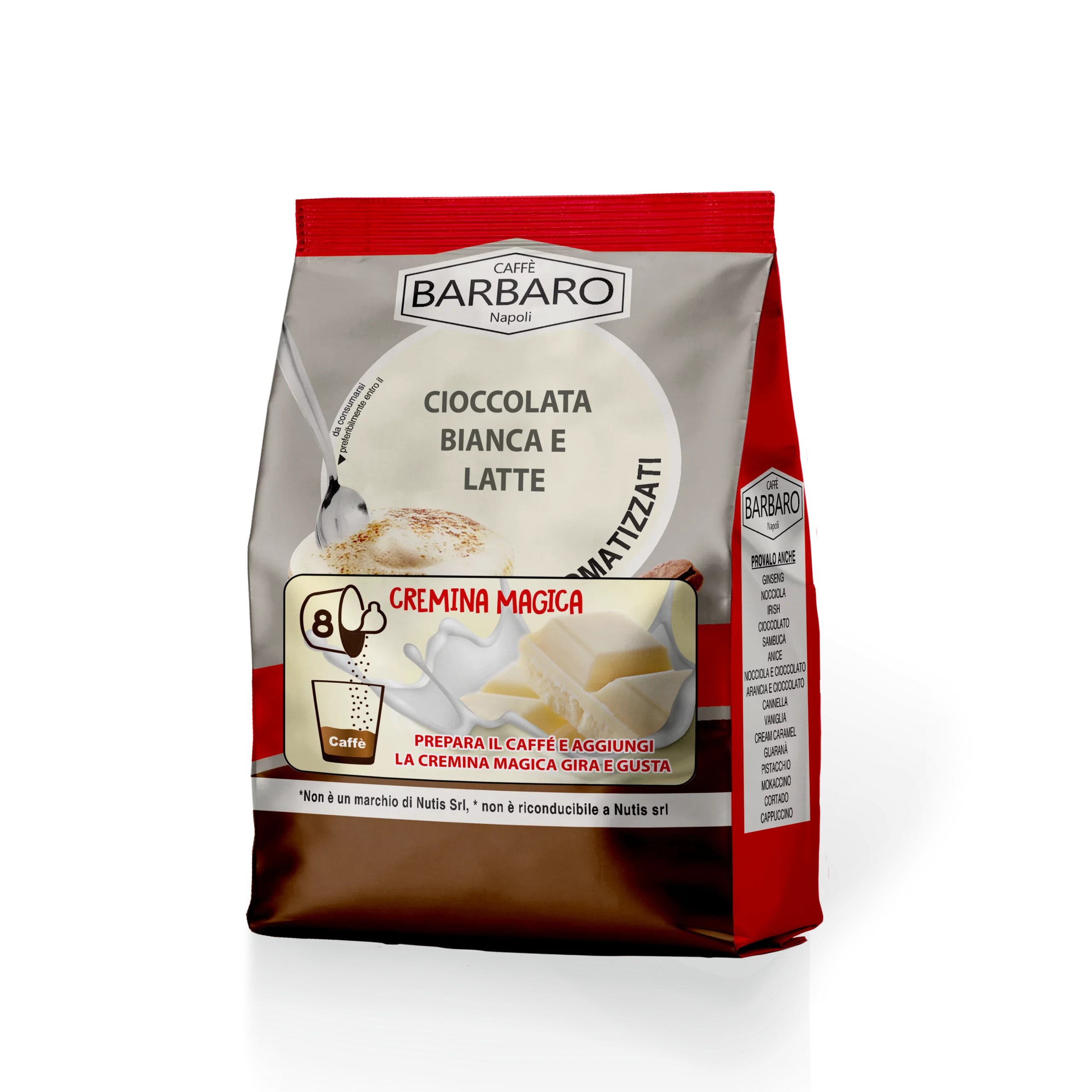 Cremina Magica - 8pz - Cioccolata bianca e latte