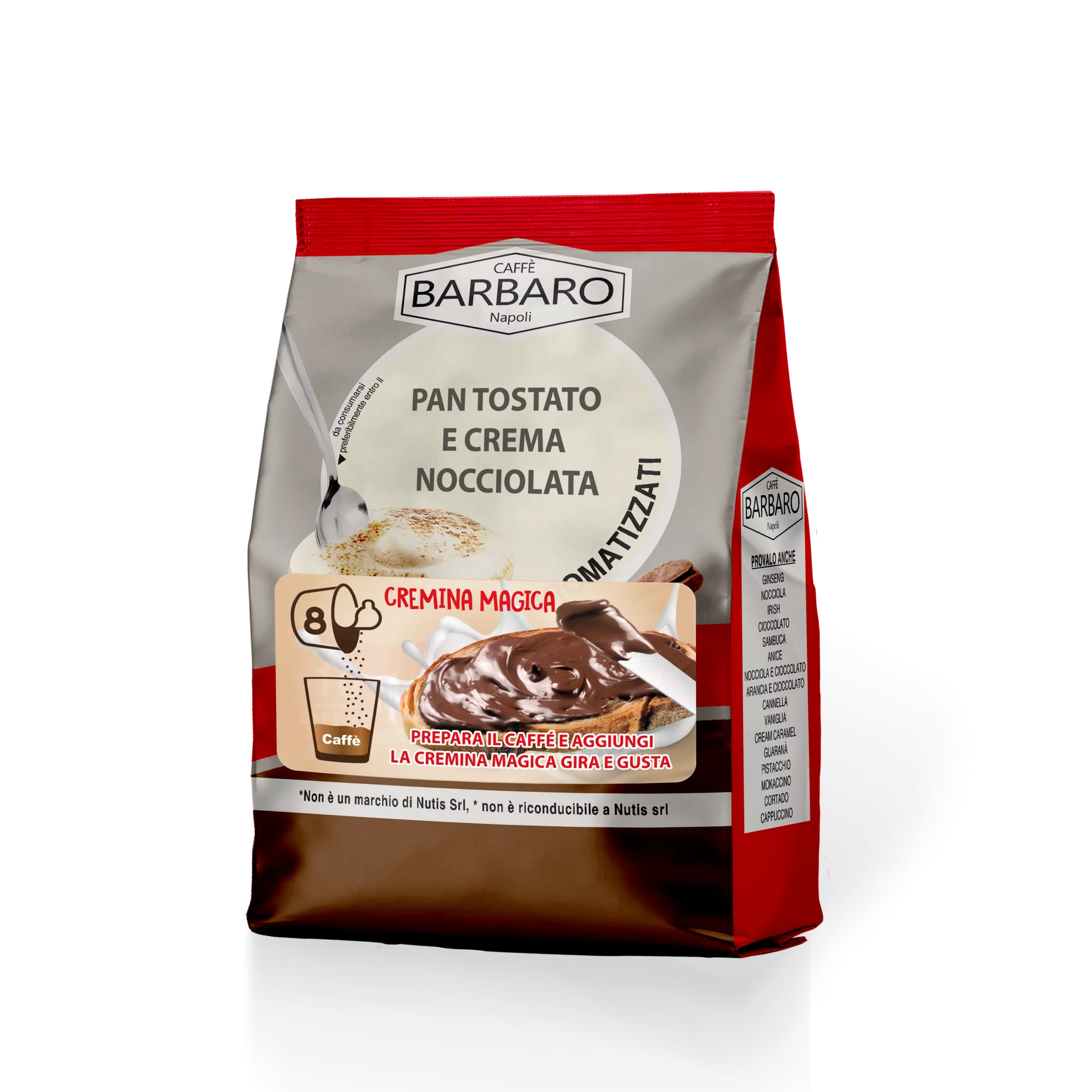 Cremina Magica - 8pz - Pan Tostato e crema Nocciolata