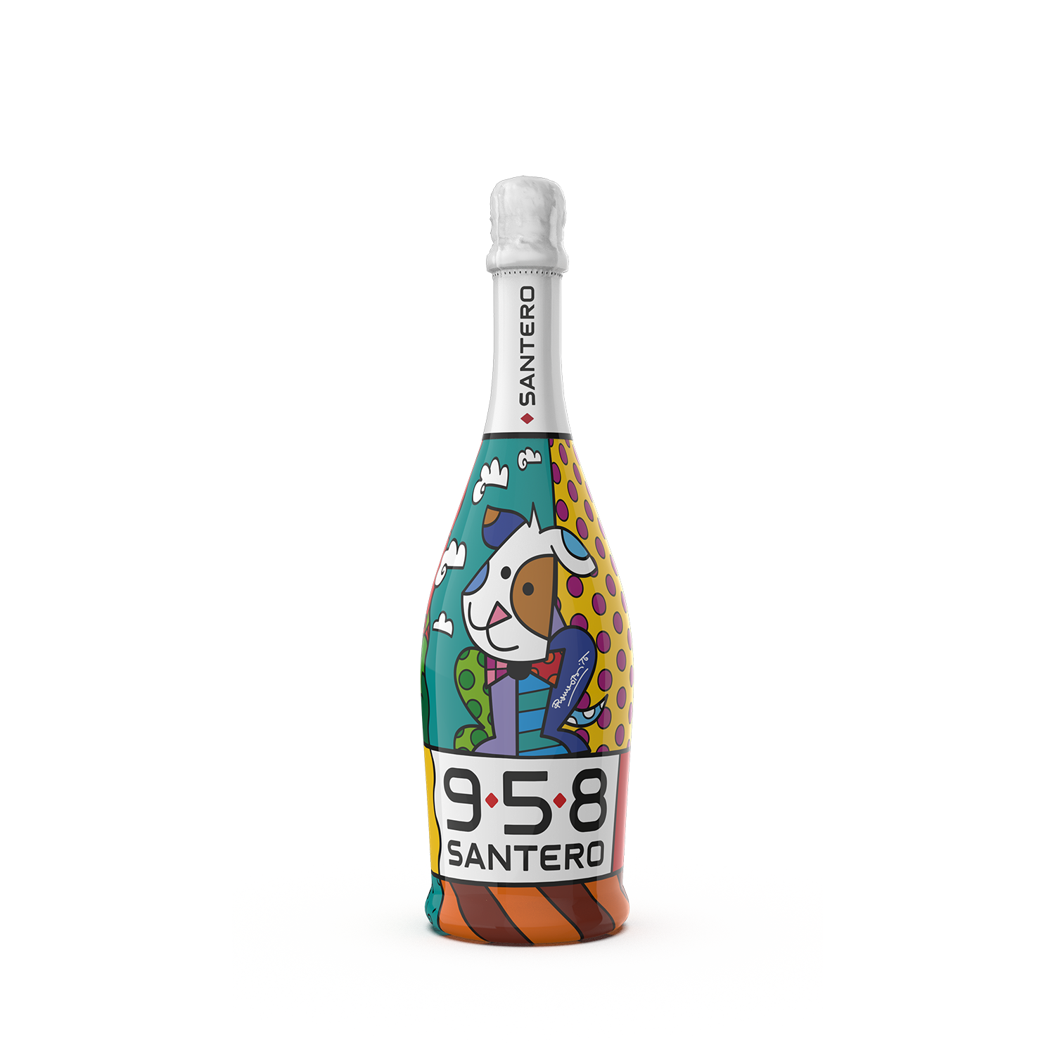 958 SANTERO Extra Dry BRITTO dog 75 CL
