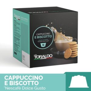 16 Capsule Toraldo CAPPUCCINO e BISCOTTO Nescafè®* Dolce Gusto®*