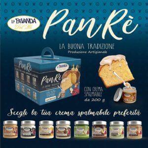 Panettone Artigianale PanRè LA BEVANDA DEL RE da 1 Kg