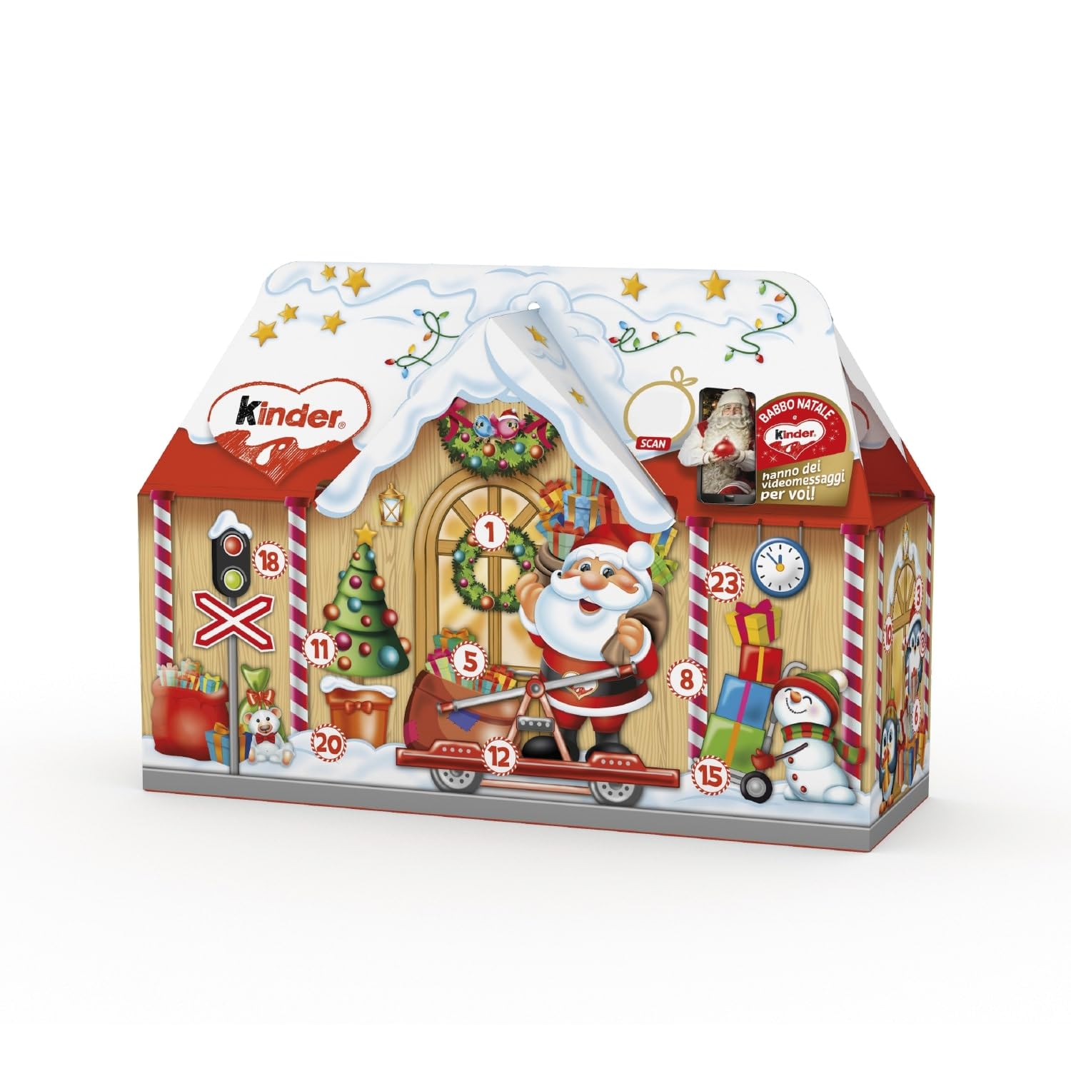 Kinder Calendario dell'Avvento 24 pezzi 234 g