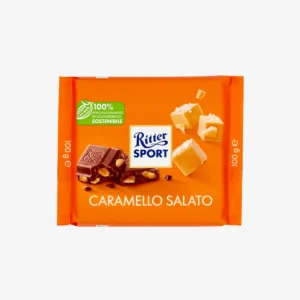 Tavoletta RITTER SPORT al CARAMELLO SALATO da 100 gr