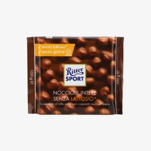 Tavoletta RITTER SPORT NOCCIOLE INTERE SENZA LATTOSIO da 100 gr