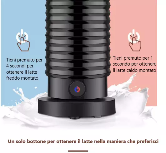 Montalatte Cappuccinatore CALDO E FREDDO come al BAR - immagine 3