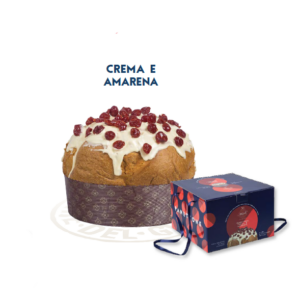 Panettone Artigianale Crema & Amarena da 1 kg