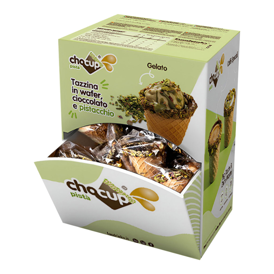 Bicchieri in Wafer CHOCUP Box da 40 Snack