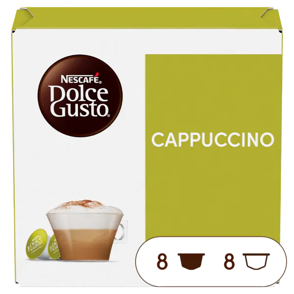 16 Capsule ORIGINALI CAPPUCCINO Nescafè®* Dolce Gusto®*