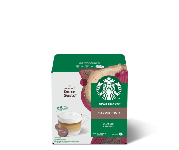 Starbucks Cappuccino Madagascar Compatibile Nescafé Dolce Gusto® da 12