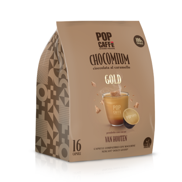 Pop Caffè E-Gusto Chocomium Dark Gold