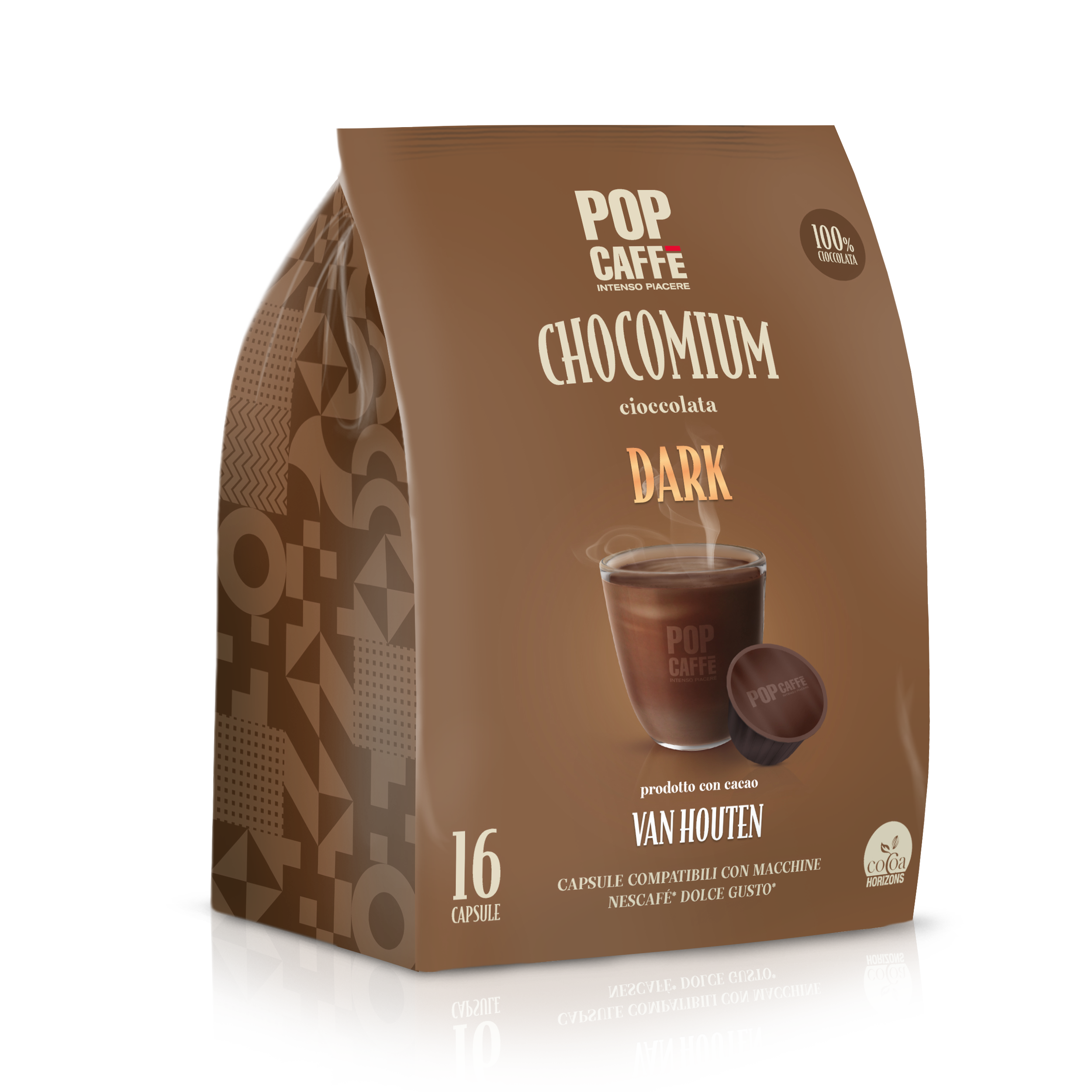 Pop Caffè E-Gusto Chocomium Dark