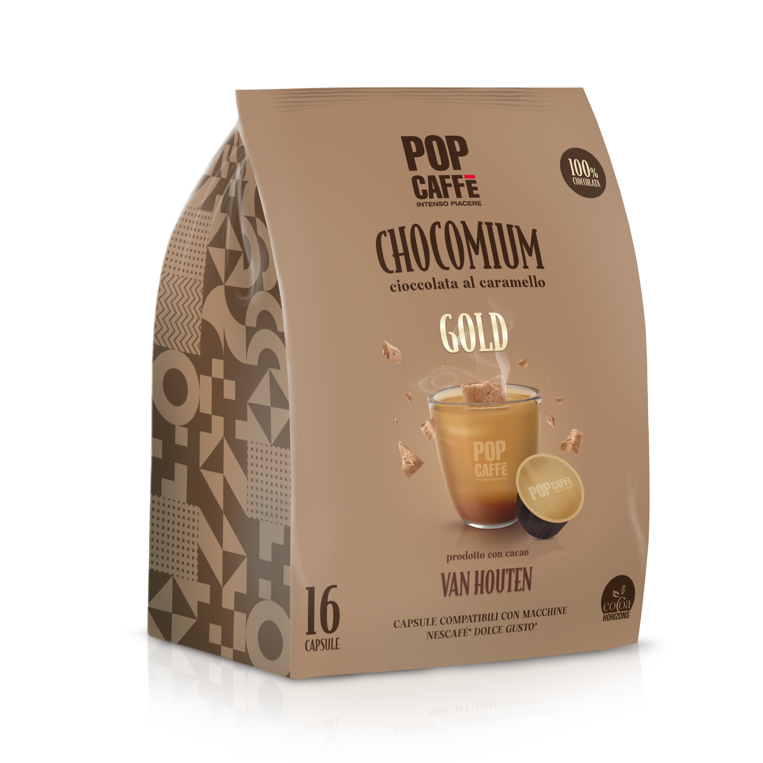Pop Caffè E-Gusto Chocomium Dark Gold