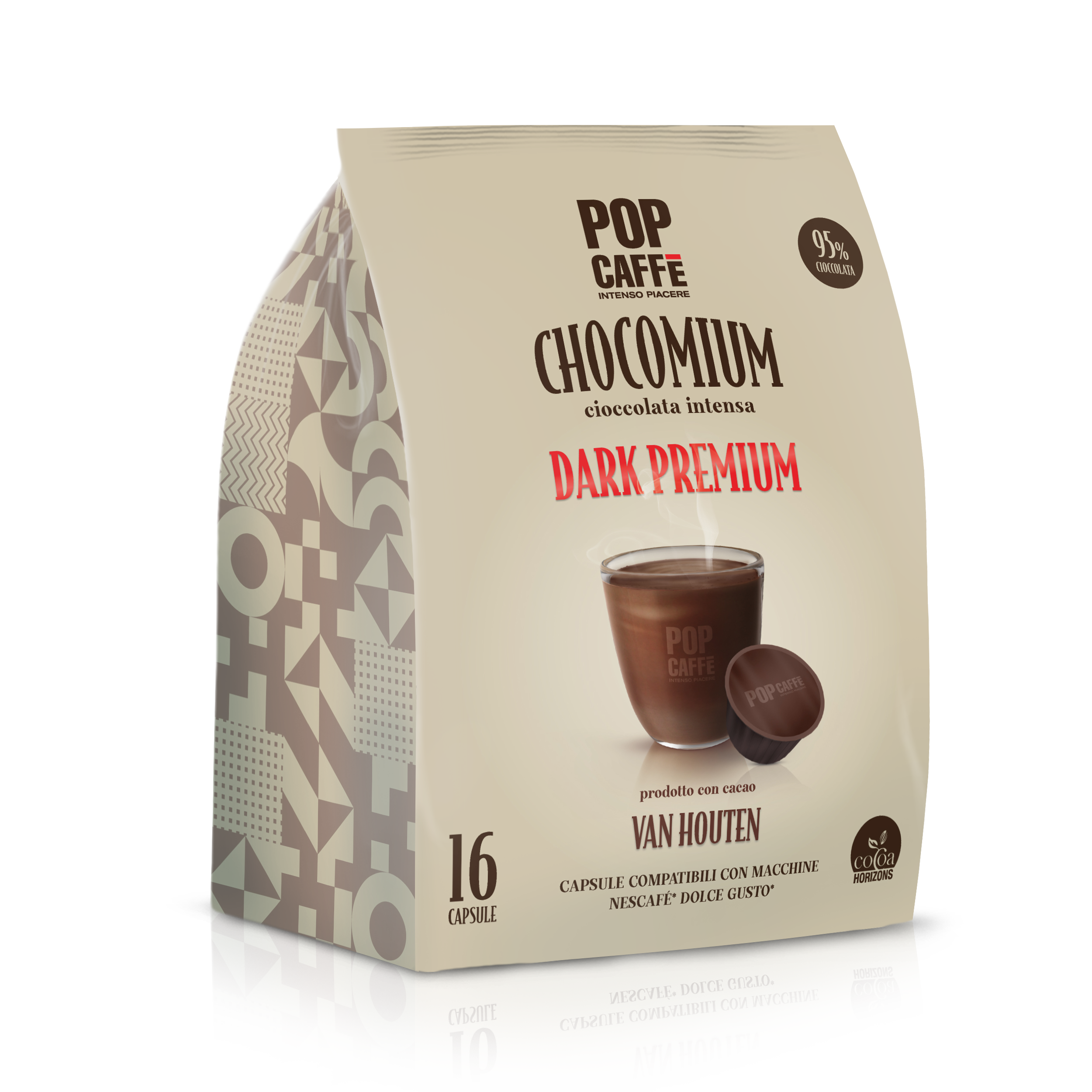 Pop Caffè E-Gusto Chocomium Dark Premium