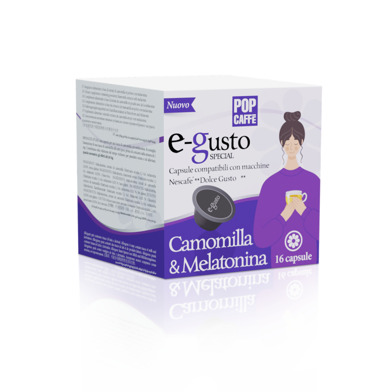 Pop Caffè E-Gusto Camomilla & Melatonina