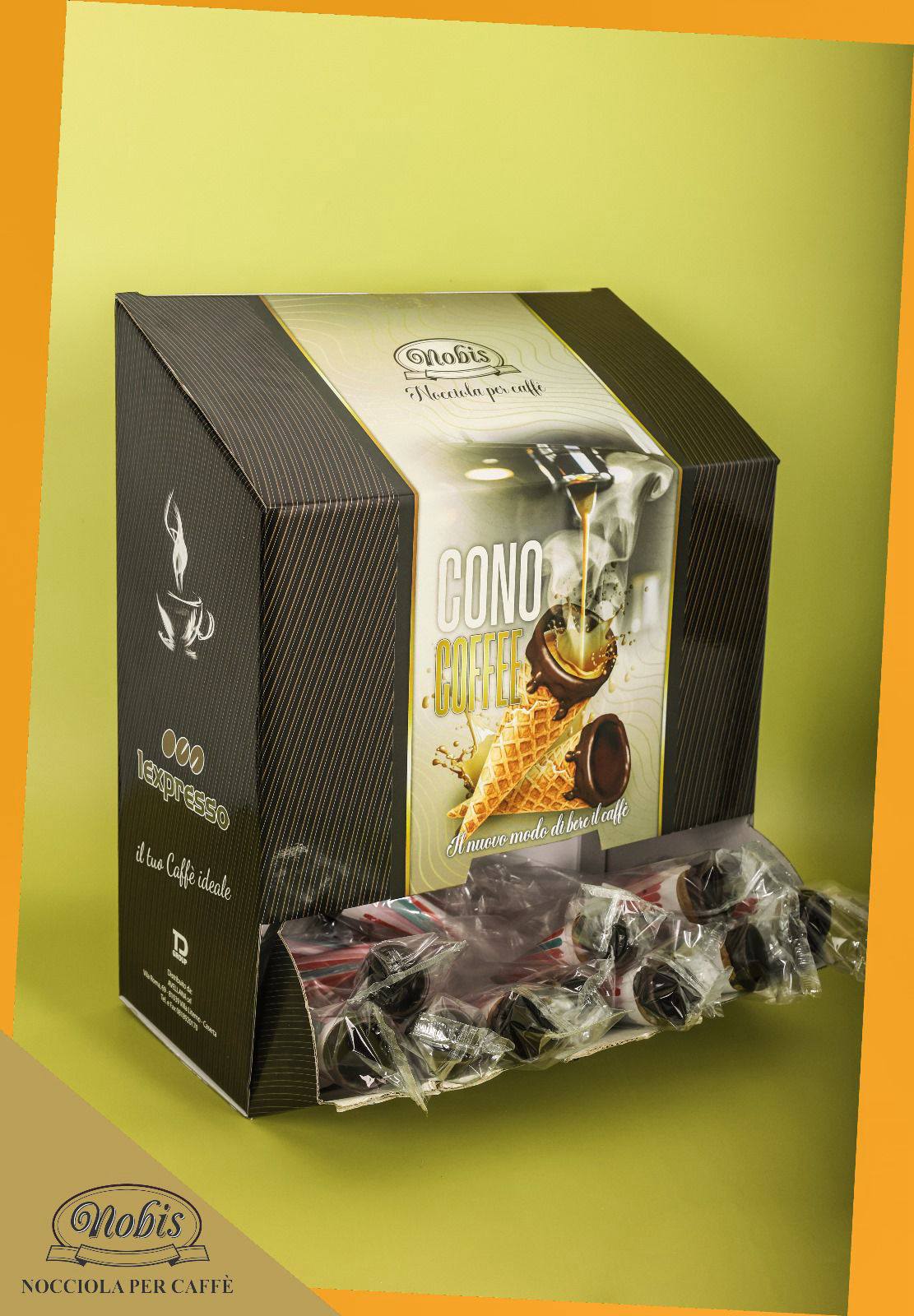 NOBIS Cono caffè con cioccolato fondente - immagine 3