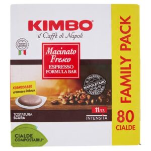 Caffè Kimbo miscela Macinato Fresco Box da 80 Cialde