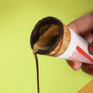 NOBIS Cono caffè con cioccolato fondente