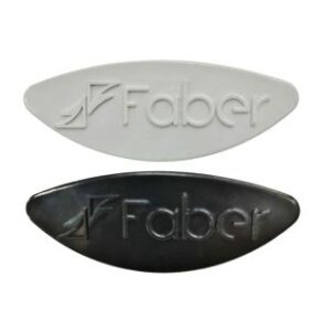Targhetta Logo In Abs Originale Faber