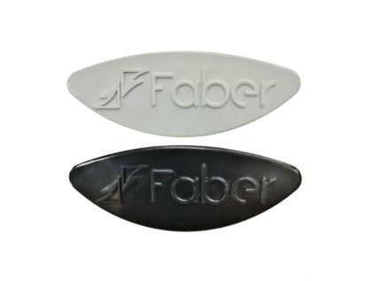 Targhetta Logo In Abs Originale Faber