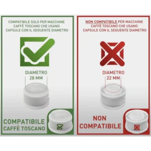 Capsule Caffè Barbaro compatibili con macchine da caffè a marchio Toscano®* miscela cremoso Napoli - 100